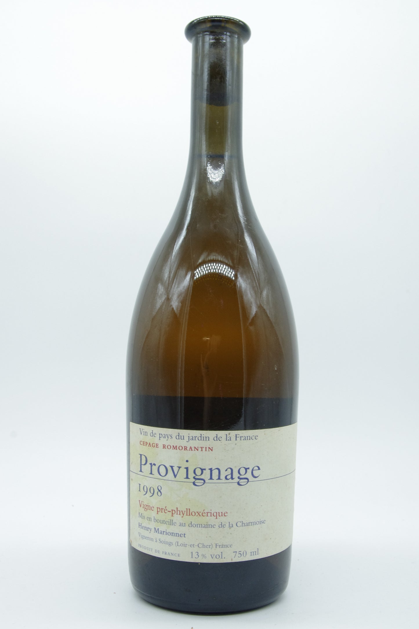 Domaine de le Charmoise Henry Marionet, Provignage - 1998 - 0,75L