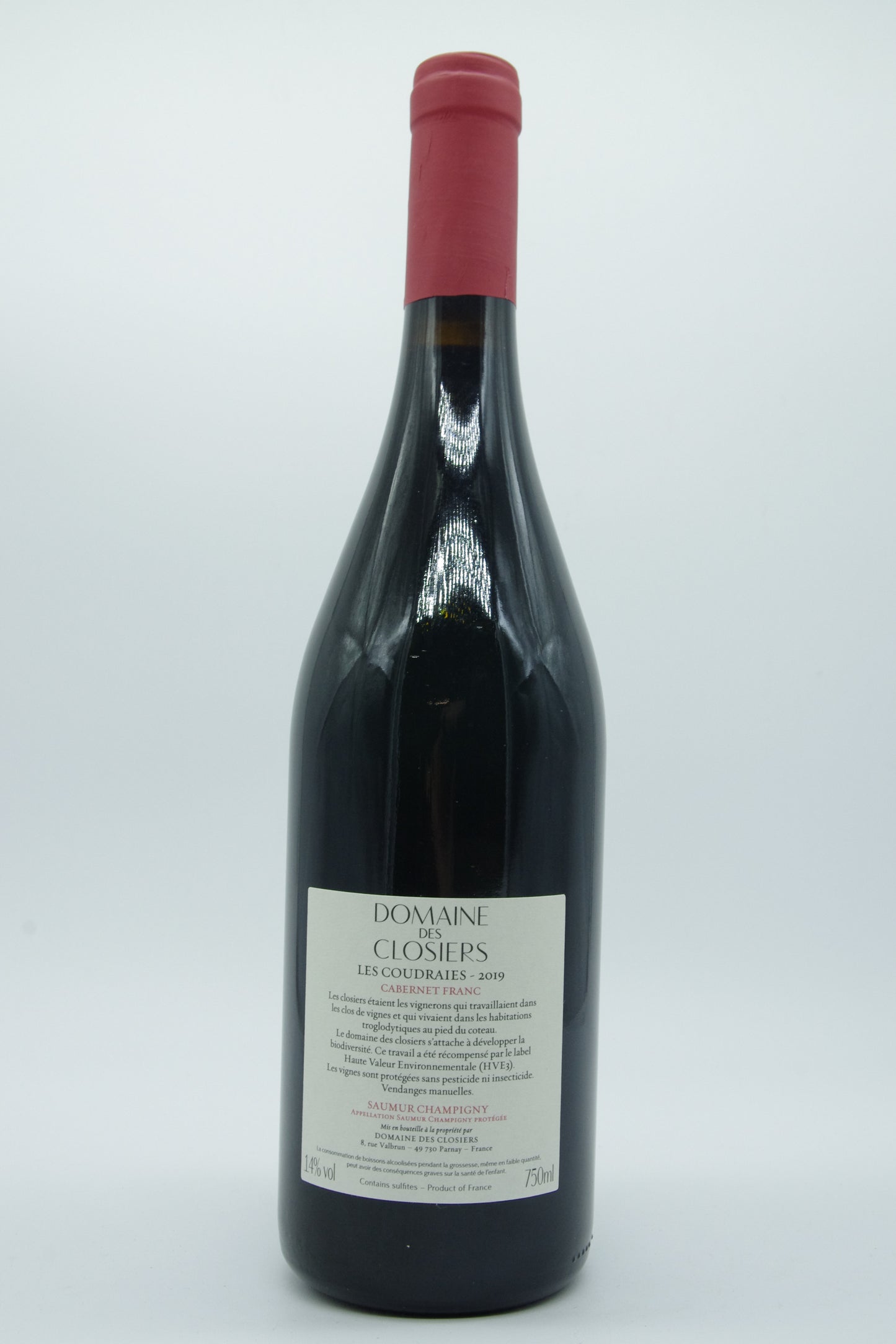 Domaine des Closiers, Saumur Champigny "Les Coudraies" - 2019 - 0,75L