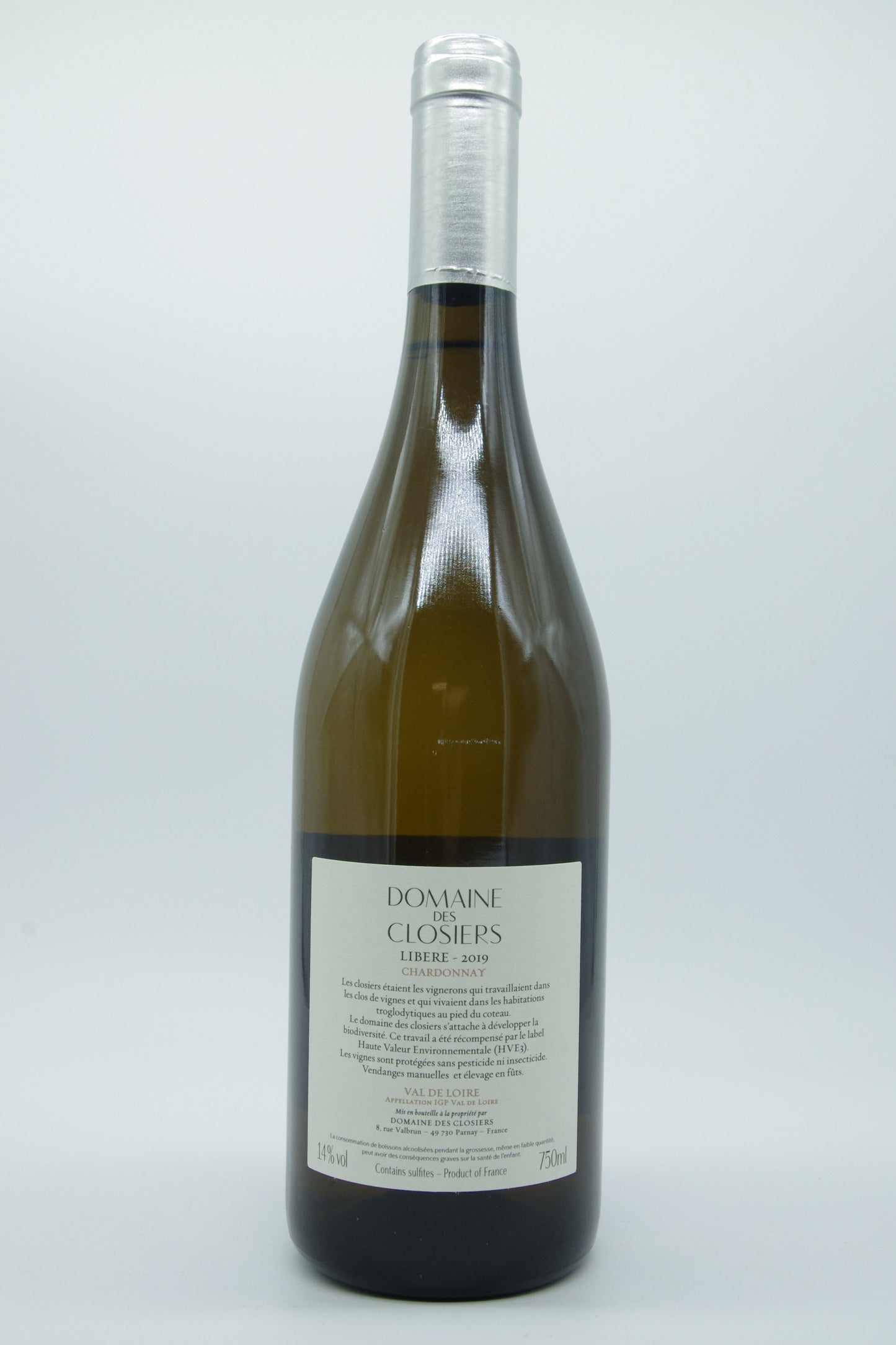 Domaine des Closiers, Val de Loire "Libere" - 2019 - 0,75L