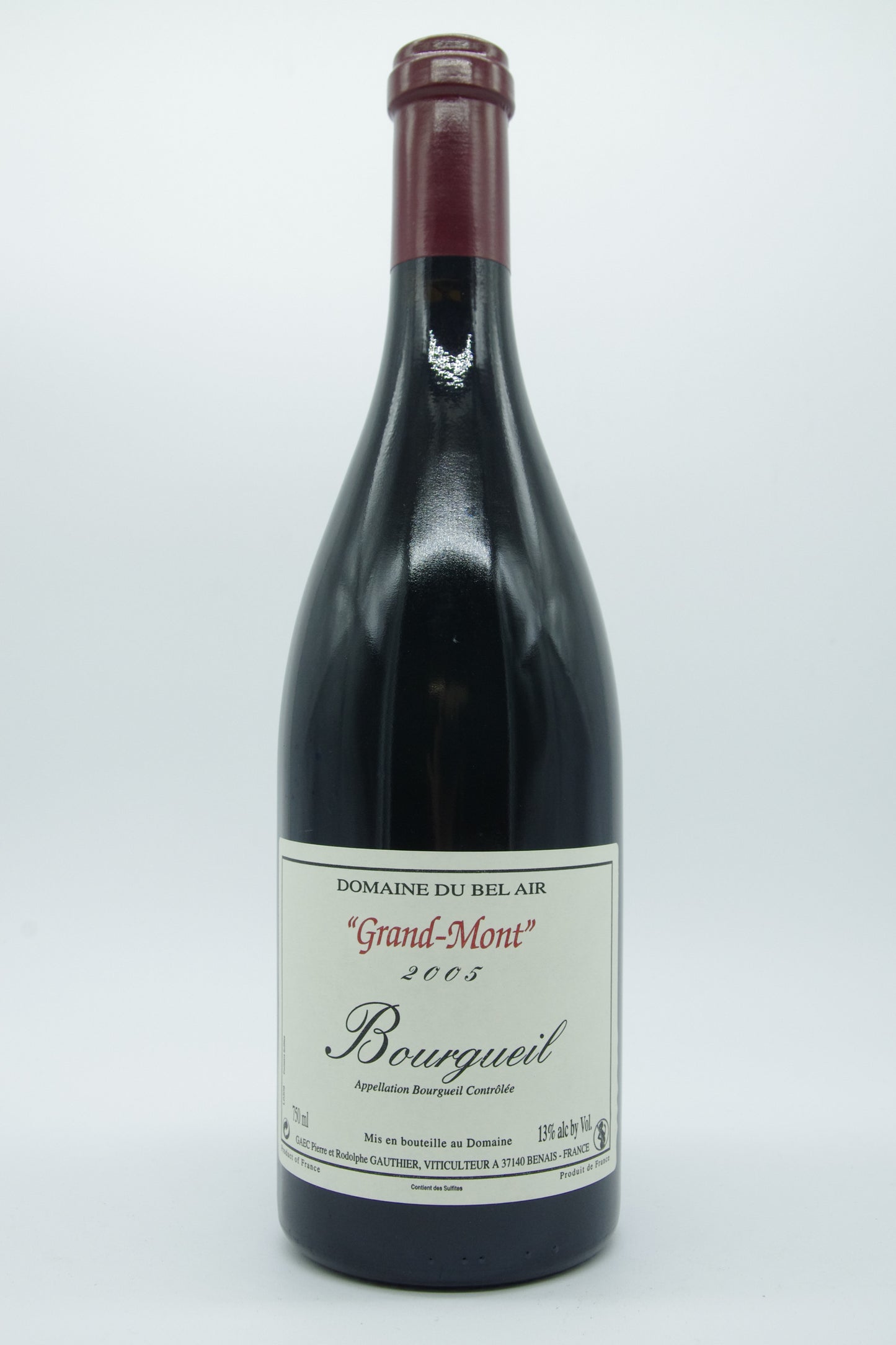 Domaine du Bel Air - Pierre Gauthier, Bourgueil "Grand-Mont" - 2005 - 0,75L