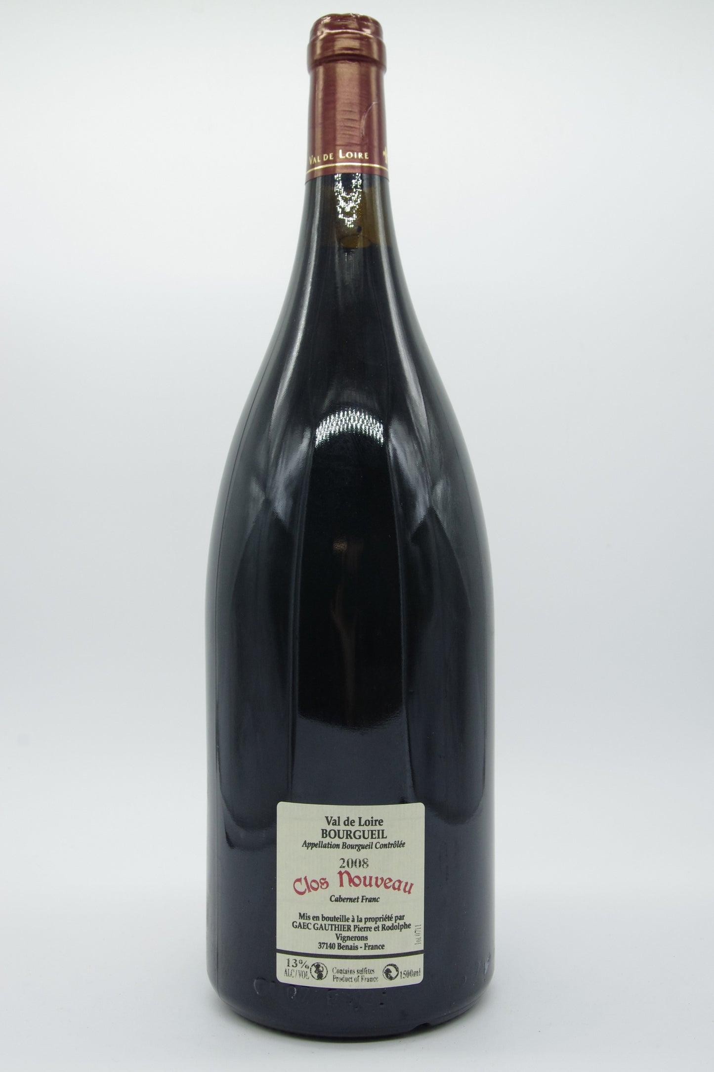 Domaine du Bel Air - Pierre Gauthier, Bourgueil "Clos Nouveau" - 2008 - 1,5L