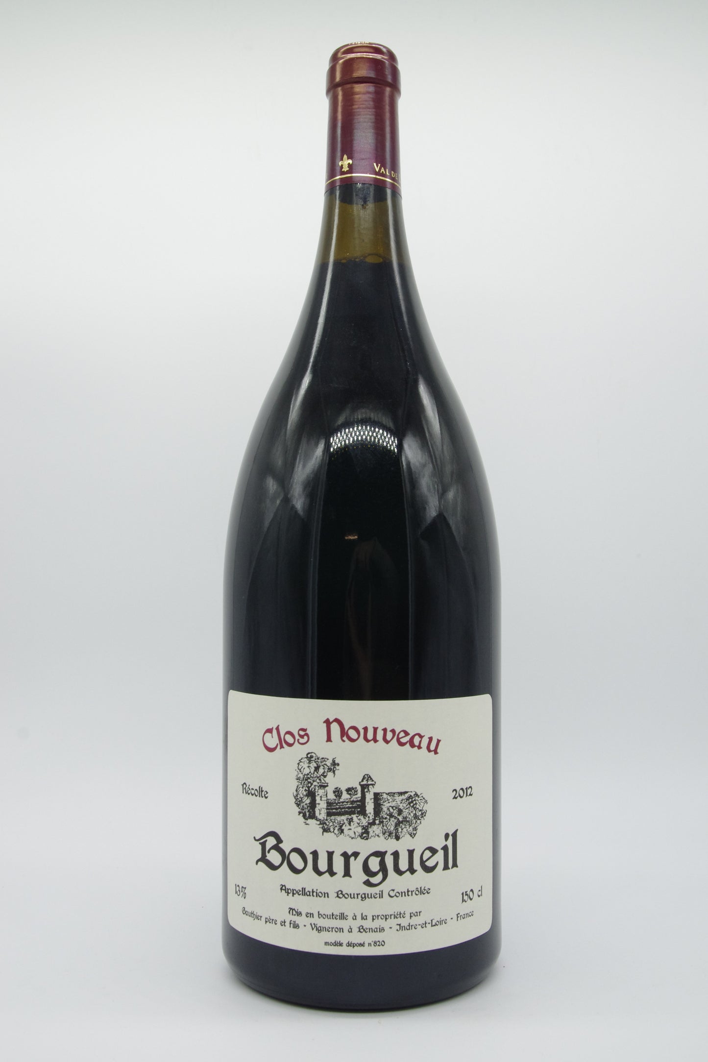 Domaine du Bel Air - Pierre Gauthier, Bourgueil "Clos Nouveau" - 2012 - 1,5L