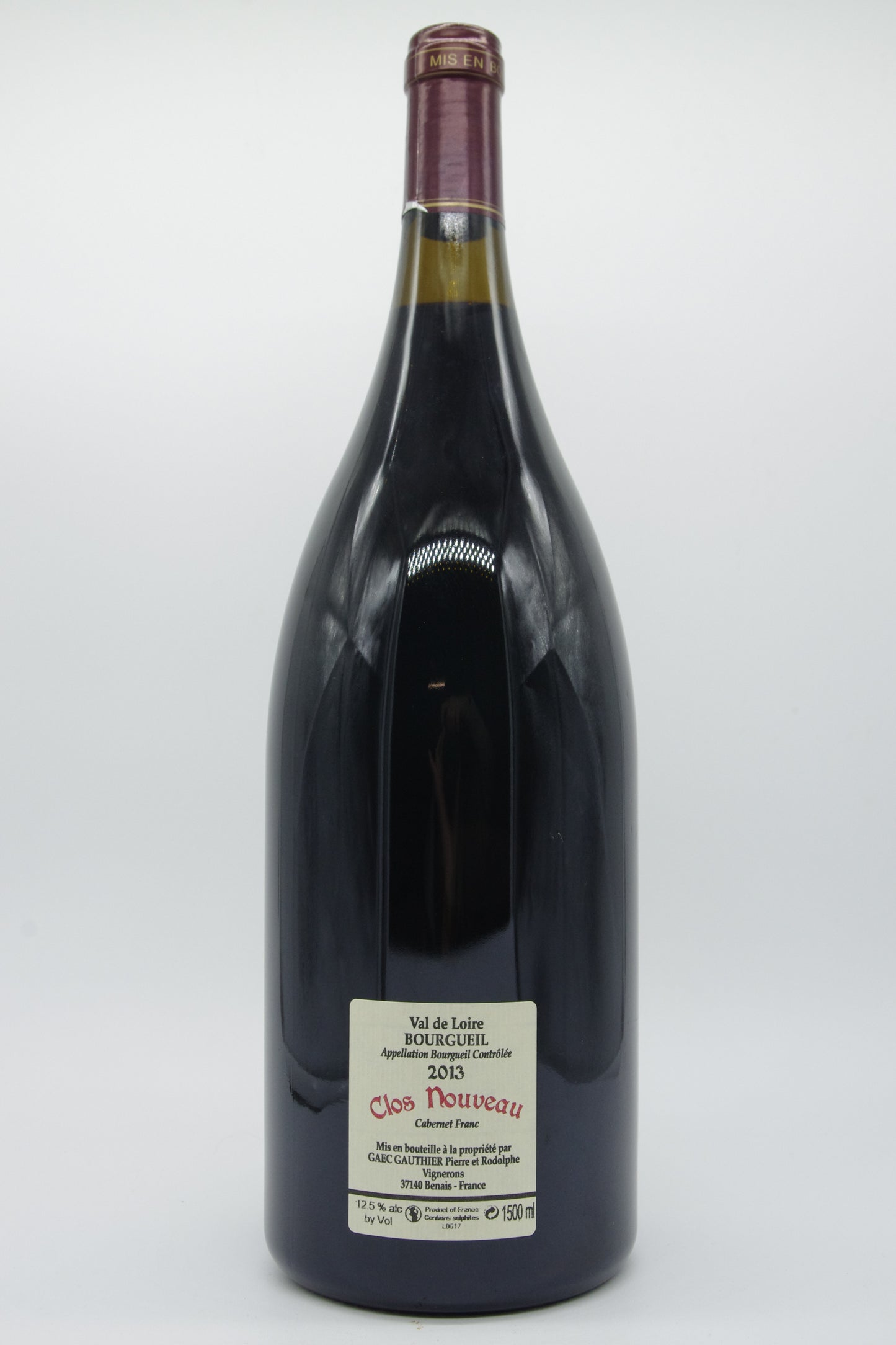 Gauthier Père et Fils, Bourgueil "Clos Nouveau" - 2013 - 1,5L