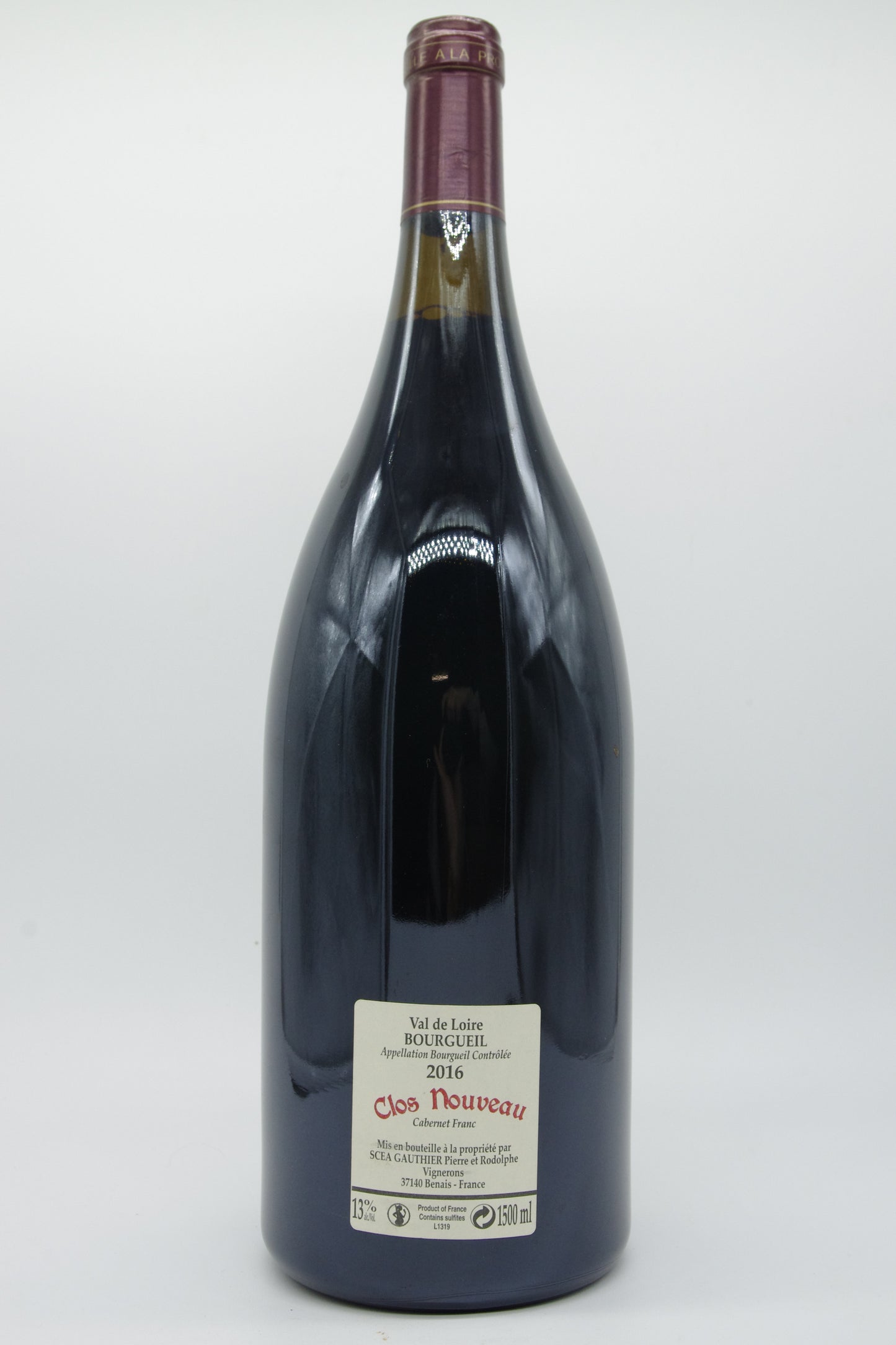 Domaine du Bel Air - Pierre Gauthier, Bourgueil "Clos Nouveau" - 2016 - 1,5L