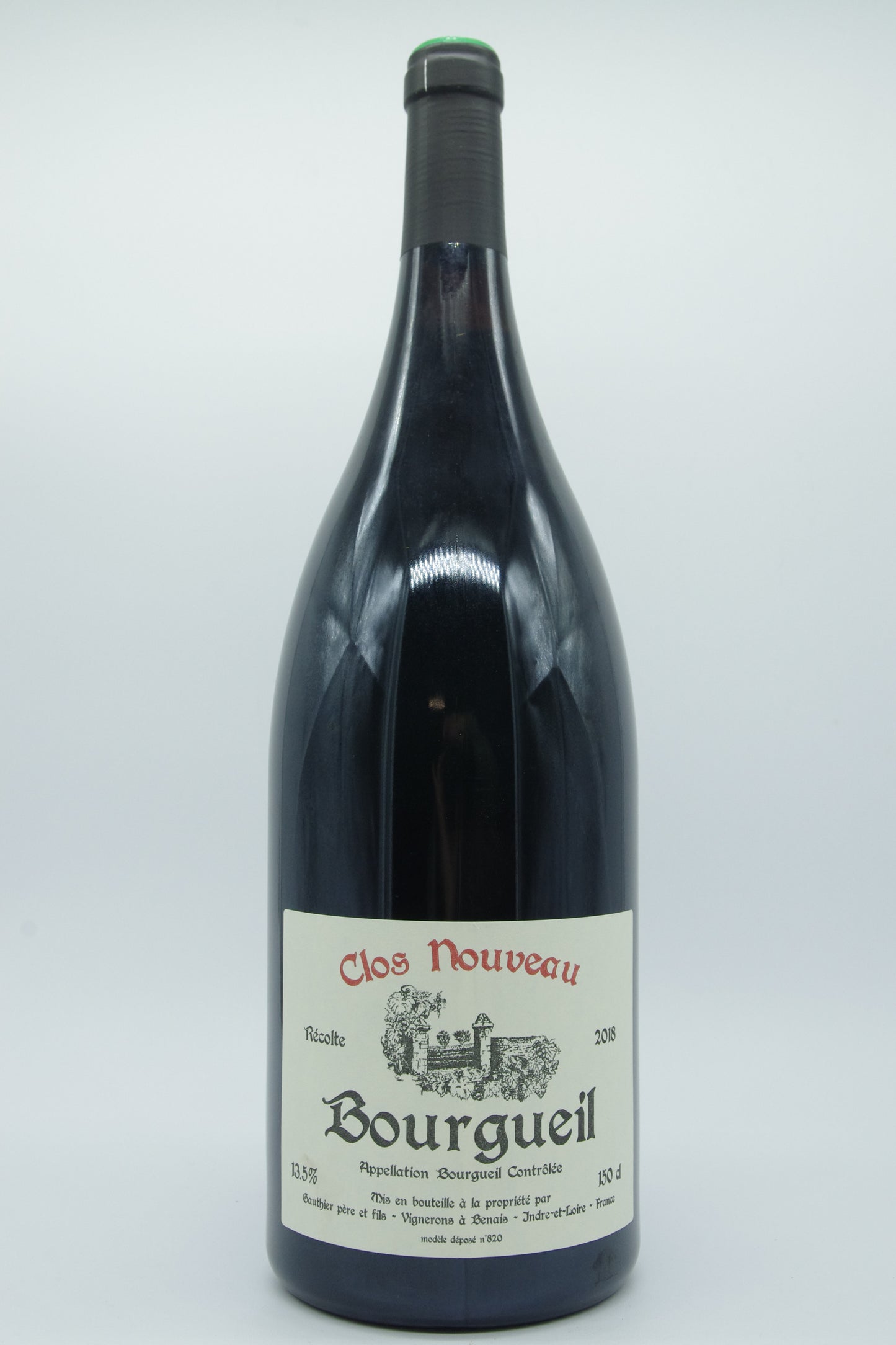 Domaine du Bel Air - Pierre Gauthier, Bourgueil "Clos Nouveau" - 2018 - 1,5L