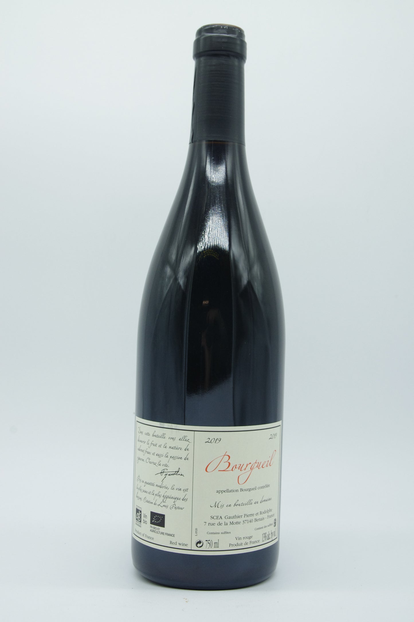 Domaine du Bel Air - Pierre Gauthier, Bourgueil "Jour de soif" - 2019 - 0,75L