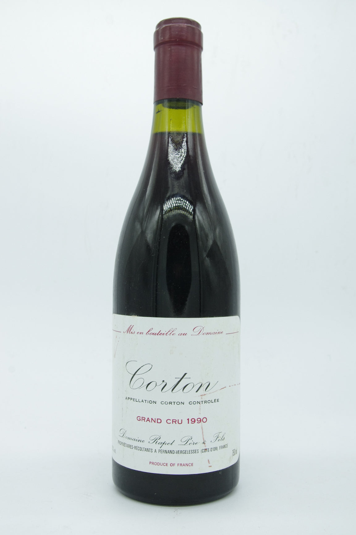 Domaine Rapet Père & Fils, Corton Grand Cru - 1990 - 0,75L