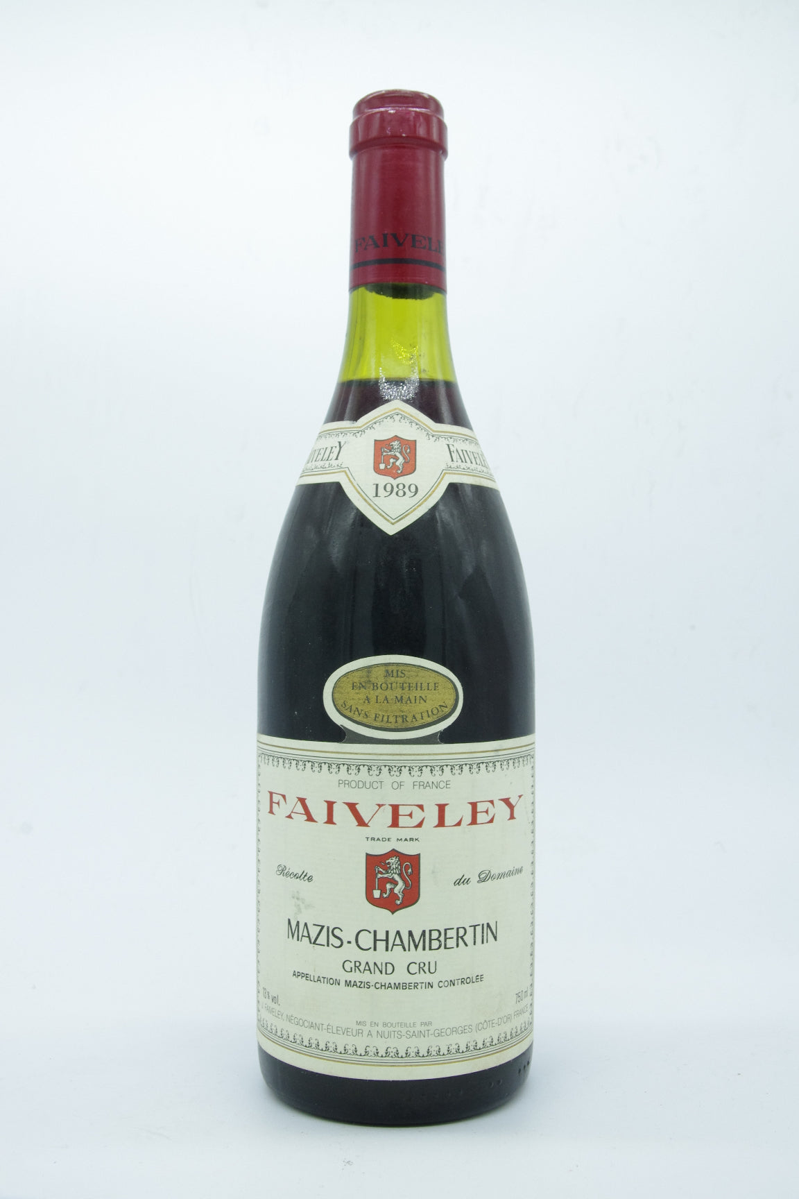 Faiveley, Mazis-Chambertin Grand Cru - 1989 - 0,75L