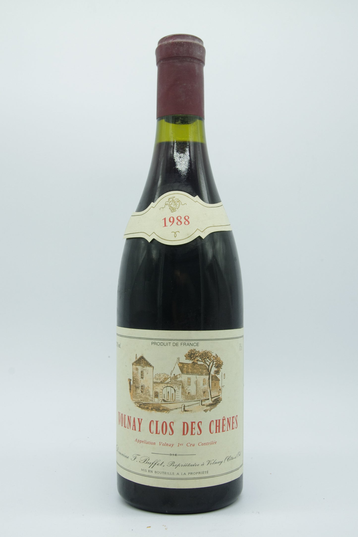 François Buffet, Volnay Clos des Chênes 1er cru - 1988 - 0,75L