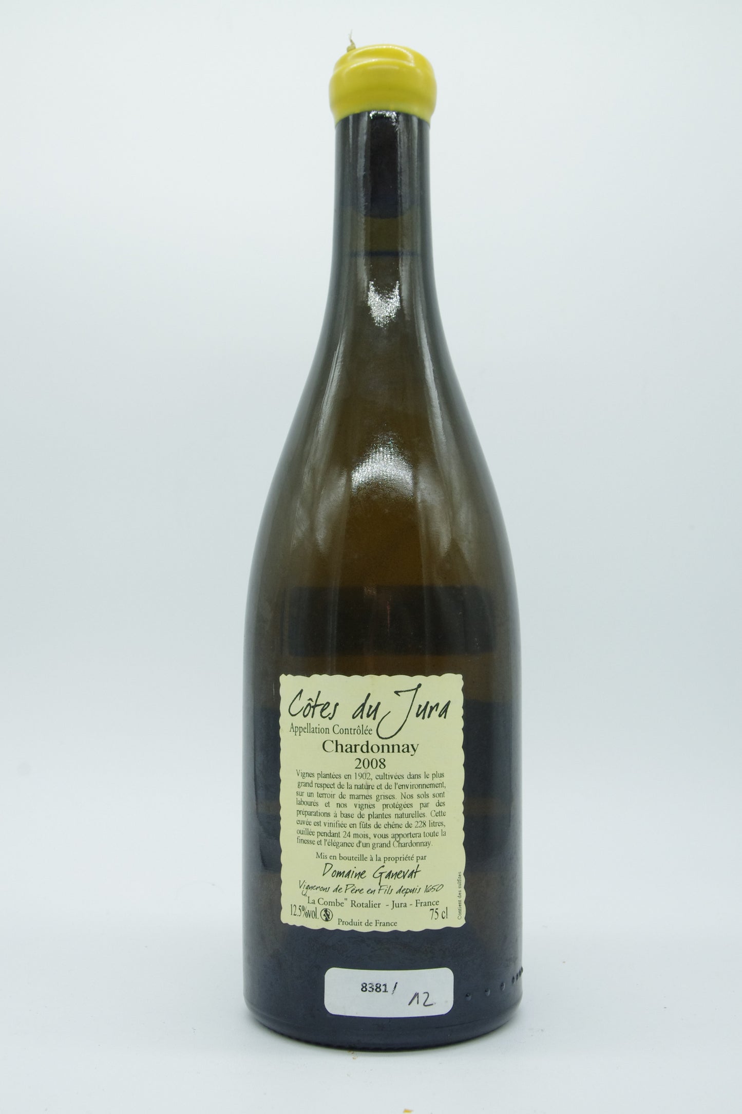 Jean-François Ganevat, Côtes du Jura "Les Chalasses Vieilles Vignes" - 2008 - 0,75L