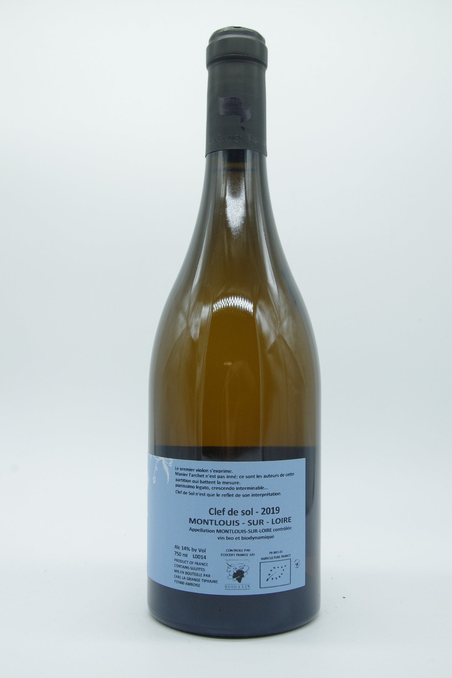 La Grange Tiphaine, Montlouis-sur-Loire "Clef de Sol" - 2019 - 0,75L