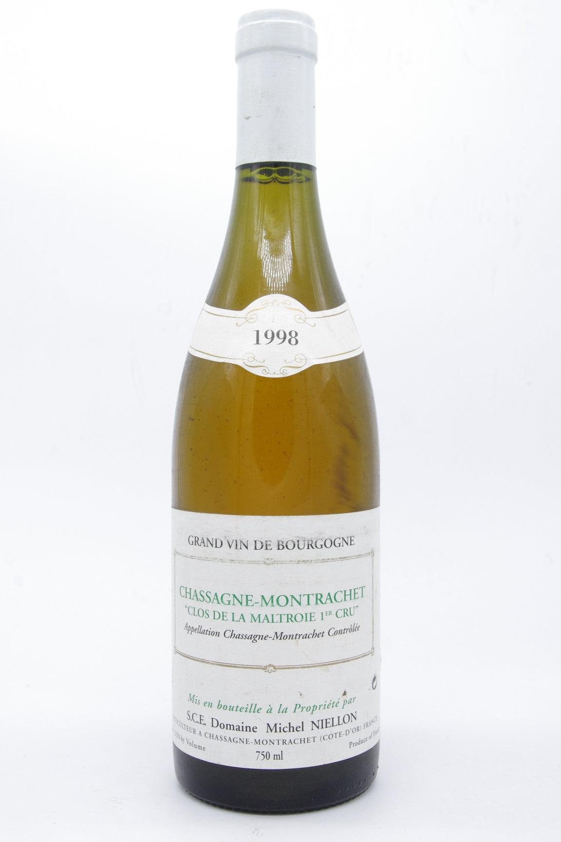Michel Niellon, Chassagne-Montrachet "Clos de la Maltroie" 1er Cru - 1998 - 0,75L