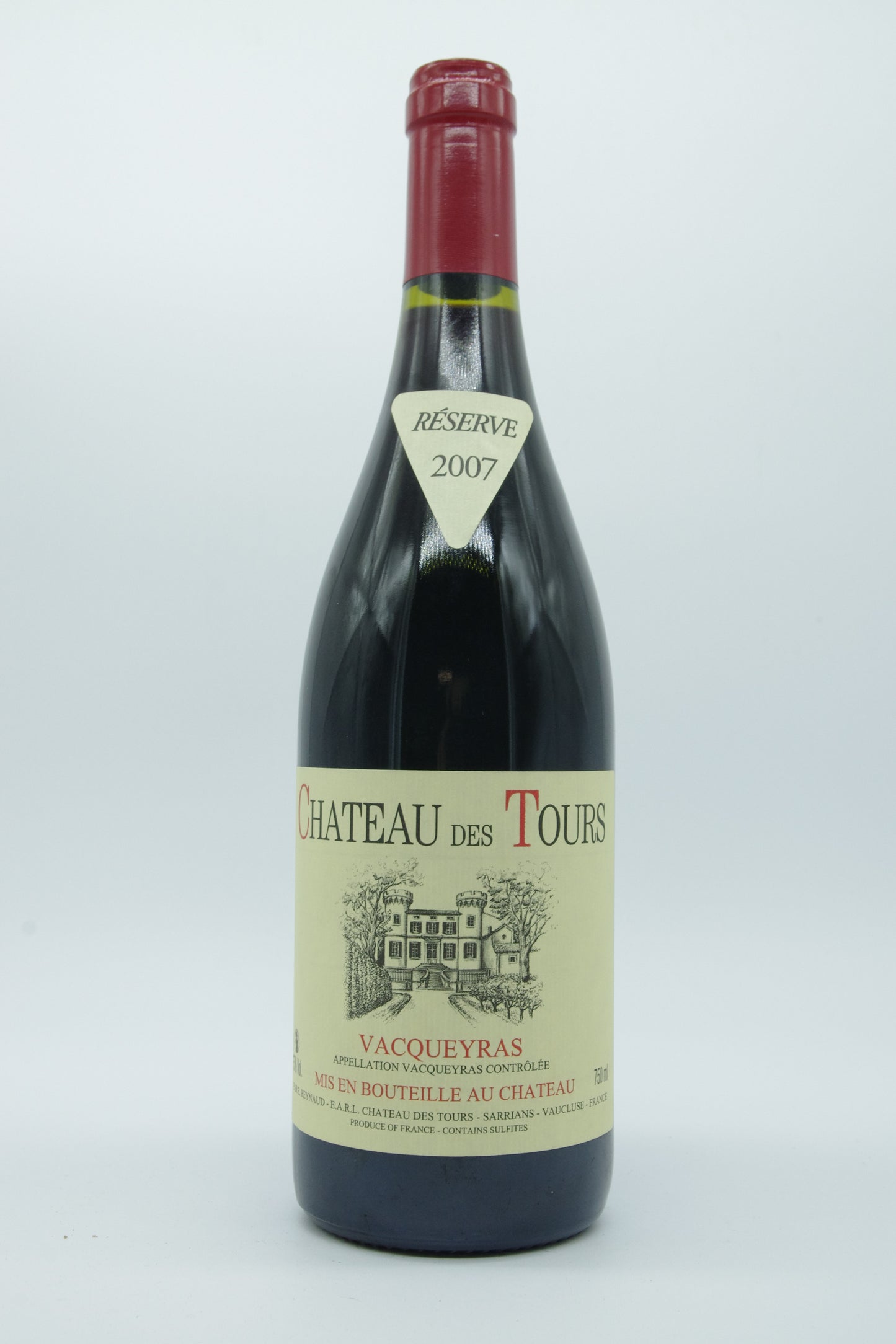Rayas Château des Tours , Vacqueyras - 2007 - 0,75L