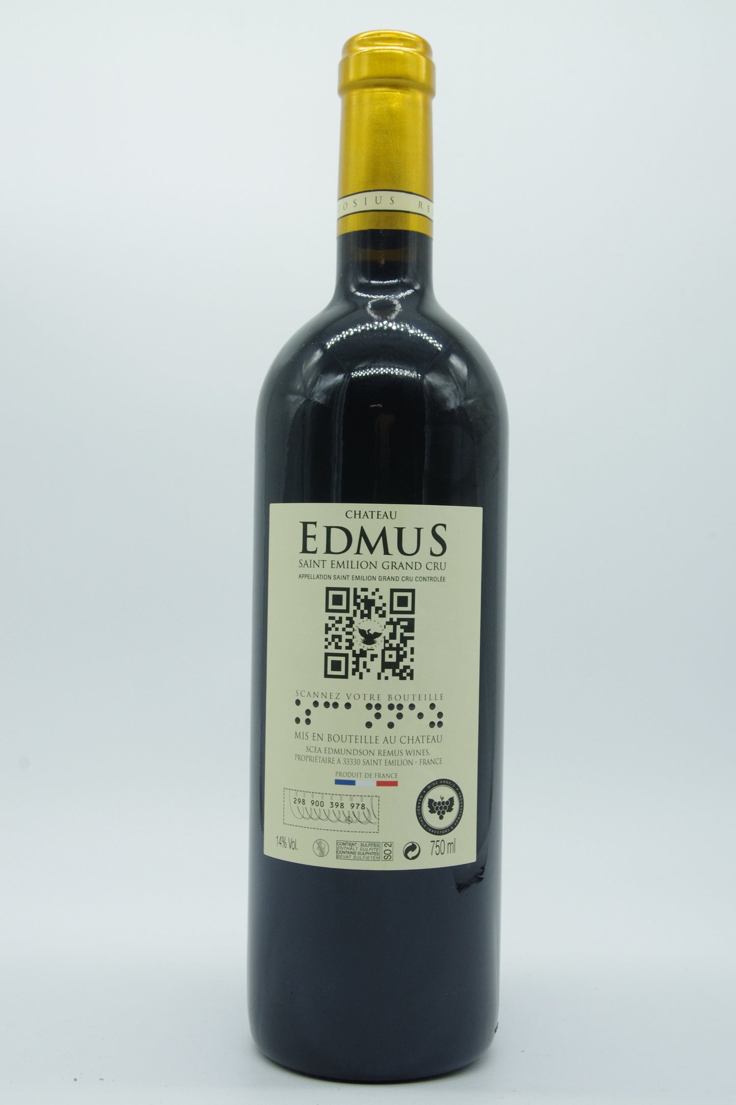 Château Edmus, Saint Emilion Grand Cru - 2015 - 0,75L
