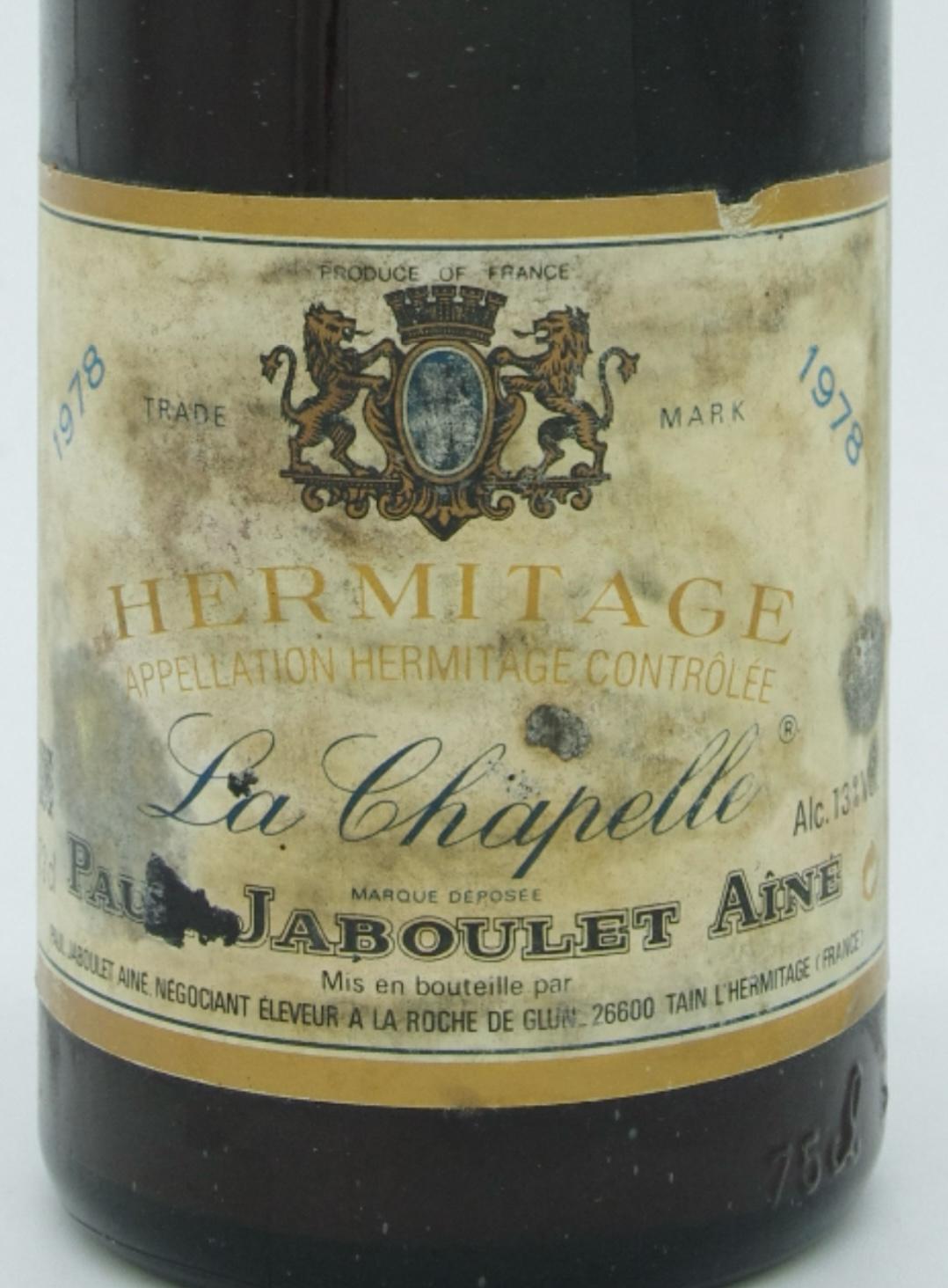 Paul Jaboulet Ainé, Hermitage "La Chapelle" - 1978 - 0,75L