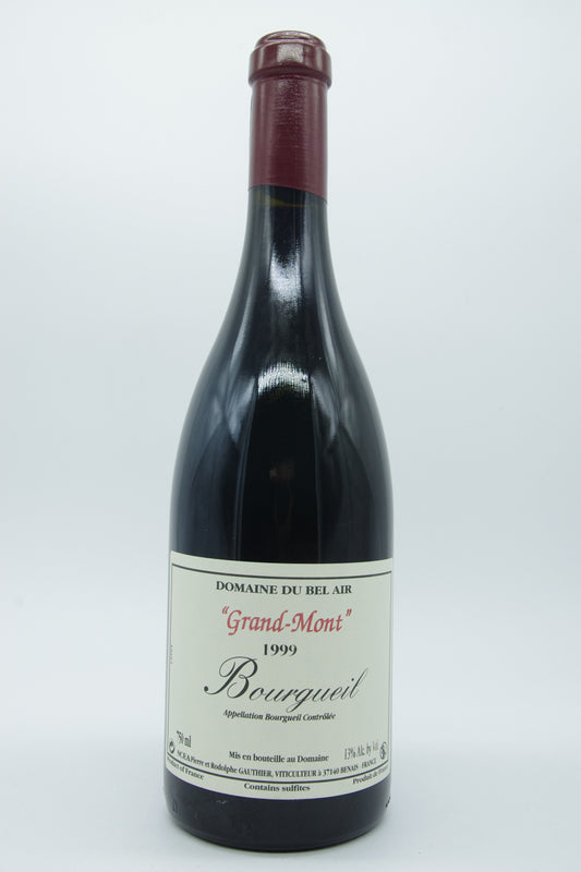 Domaine du Bel Air - Pierre Gauthier, Bourgueil "Grand-Mont" - 1999 - 0,75L