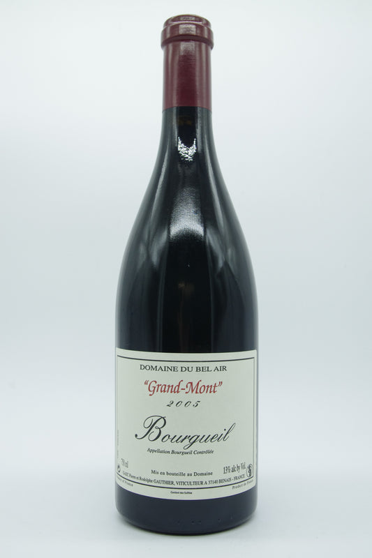 Domaine du Bel Air - Pierre Gauthier, Bourgueil "Grand-Mont" - 2005 - 0,75L