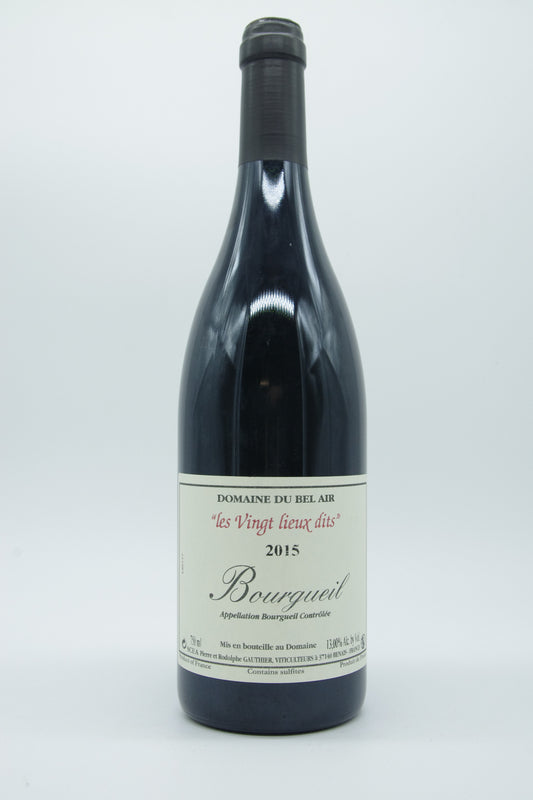Domaine du Bel Air - Pierre Gauthier, Bourgueil "Les Vingt lieux dits" - 2015 - 0,75L