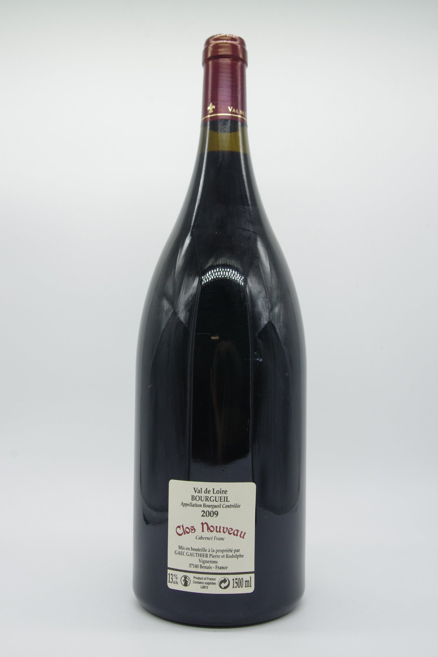 Domaine du Bel Air - Pierre Gauthier, Bourgueil "Clos Nouveau" - 2009 - 1,5L