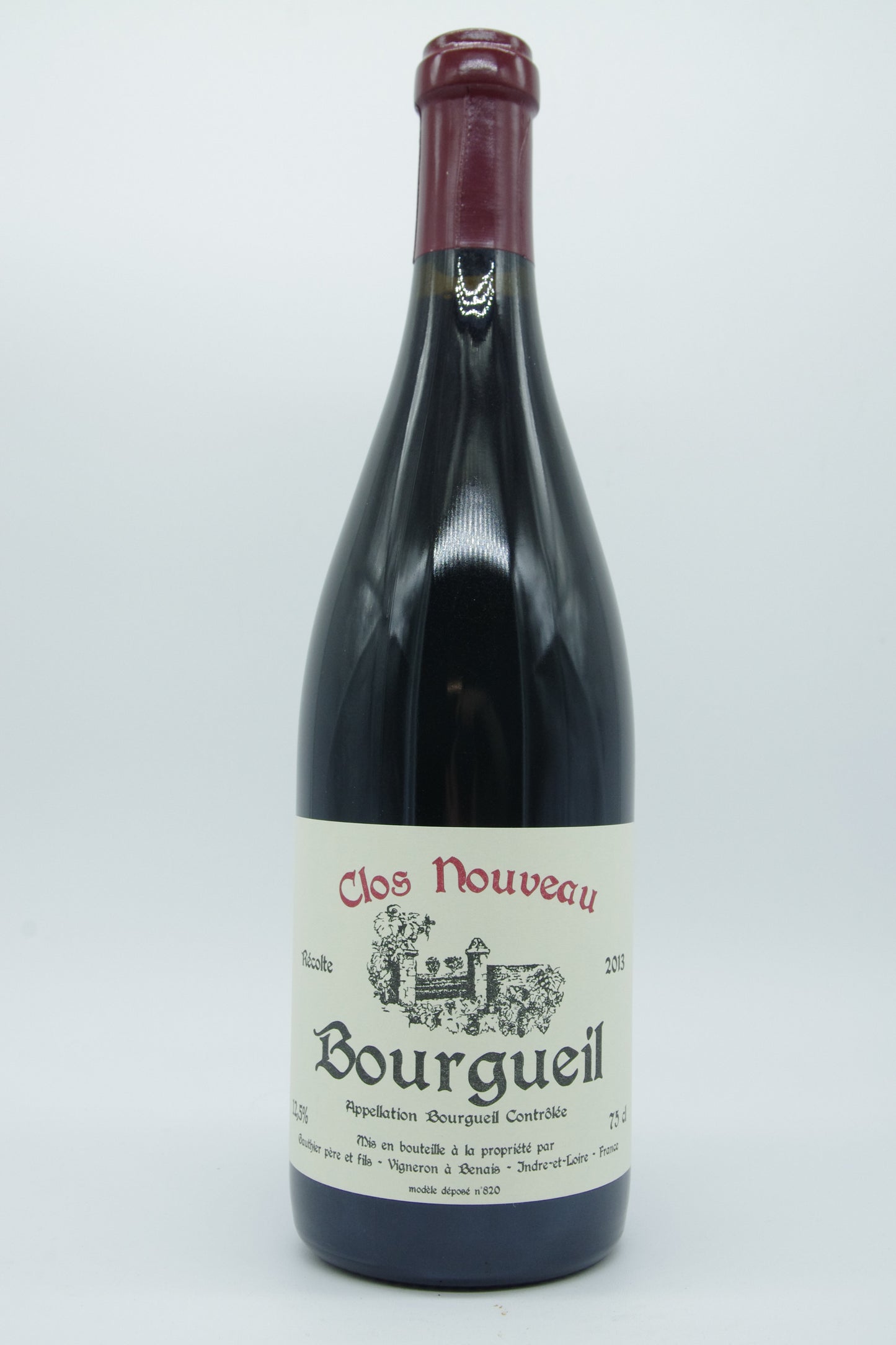 Domaine du Bel Air - Pierre Gauthier, Bourgueil "Clos Nouveau" - 2013 - 0,75L
