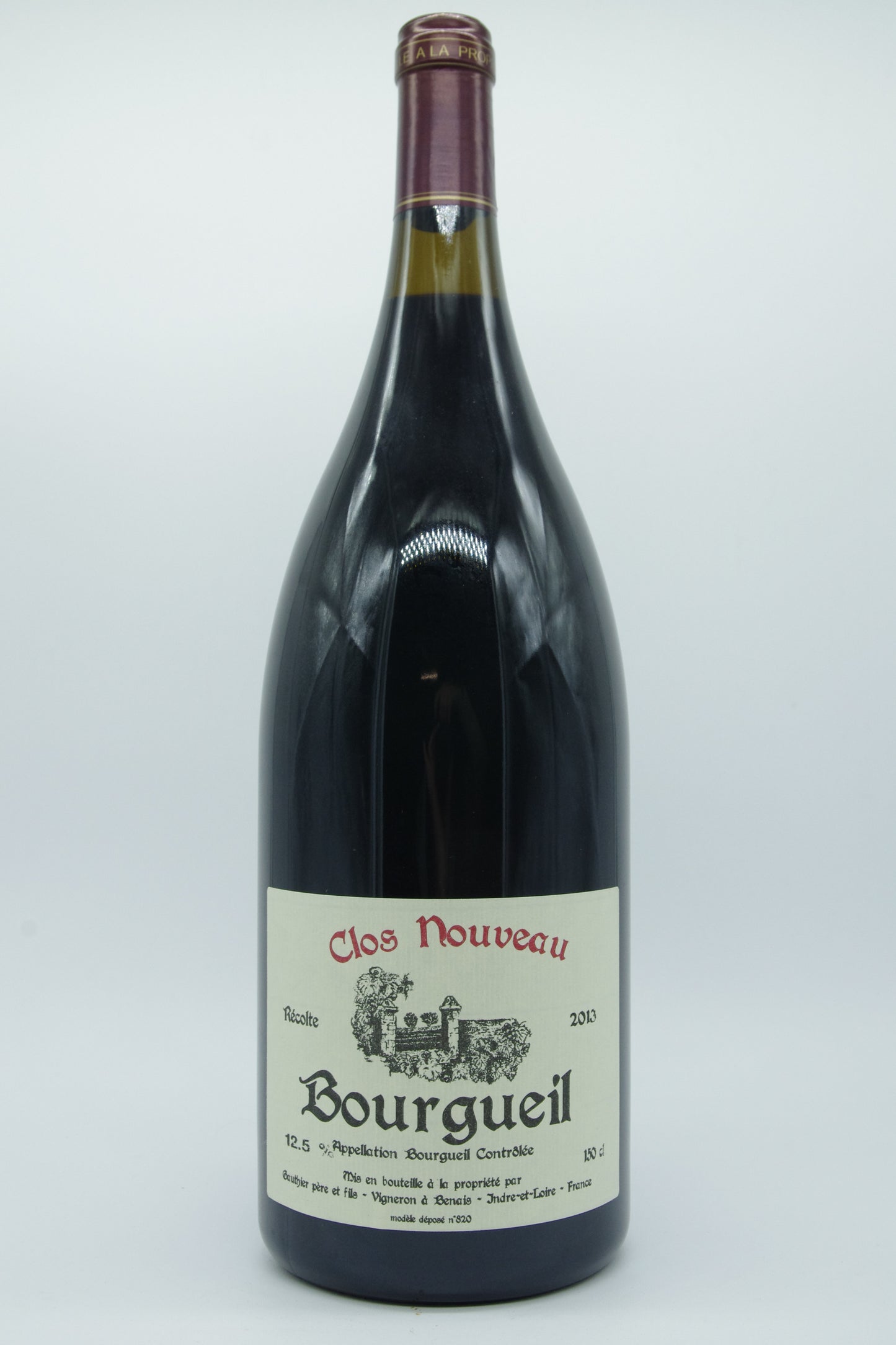 Gauthier Père et Fils, Bourgueil "Clos Nouveau" - 2013 - 1,5L