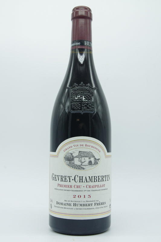 Domaine Humbert Frères, Gevrey-Chambertin 1er Cru "Craipillot" - 2015 - 0,75L