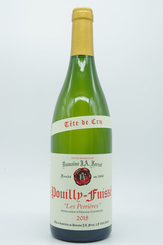 Domaine J.A. Ferret, Pouilly-Fuissé Tête de Cru "Les Perrières" - 2018 - 0,75L