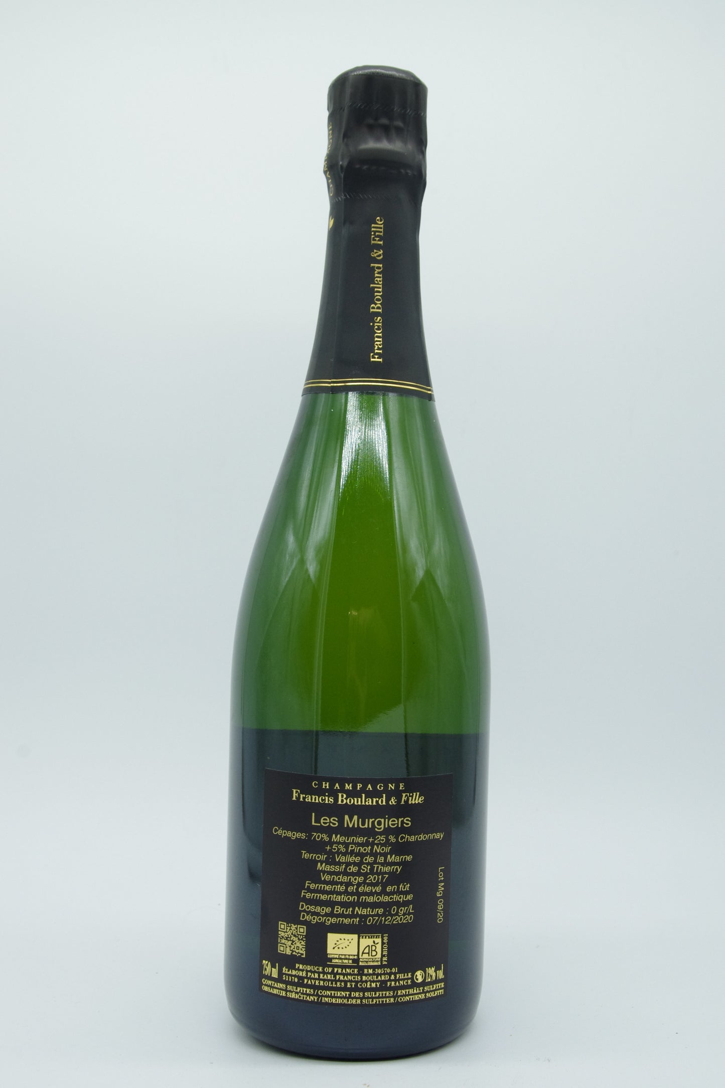 Francis Boulard, Les Murgiers - Vendange 2017 - 2017 - 0,75L