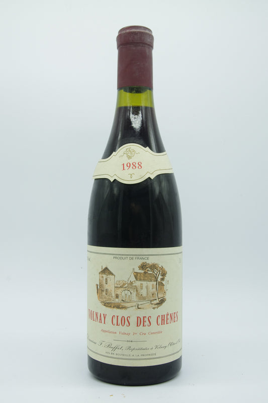 François Buffet, Volnay Clos des Chênes 1er cru - 1988 - 0,75L