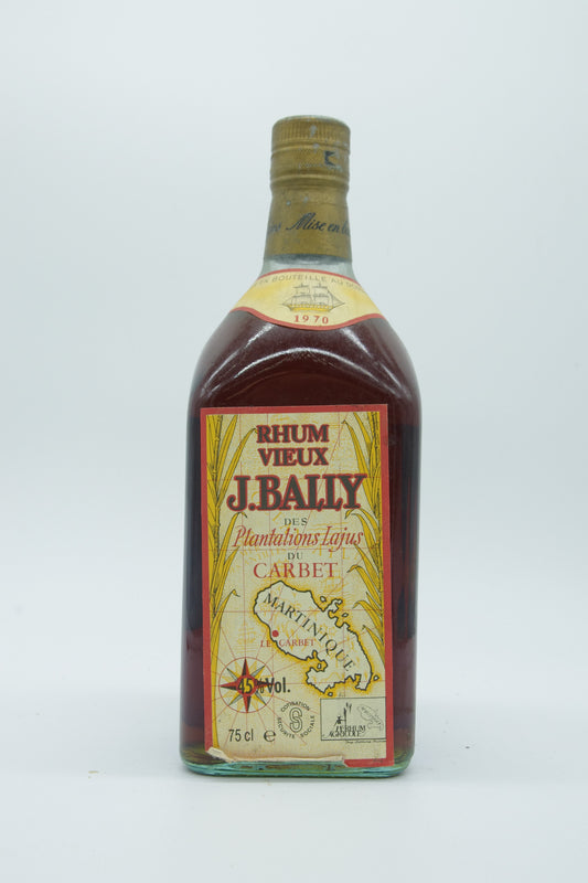 J.Bally, Vieux Rhum plantation lajus carbet - 1970 - 0,75L